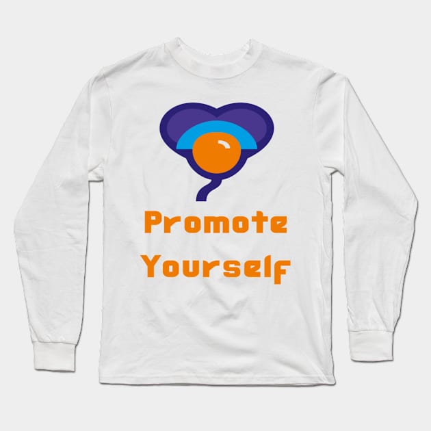 Bharat Parv - Promote Yourself - 2 lines Long Sleeve T-Shirt by Bharat Parv